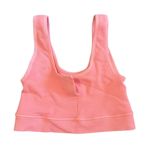 Spiritual Gangster Ribbed Scoop Neck Yoga Crop Tank Top Sports Bra Sz Medium / L - Picture 6 of 8